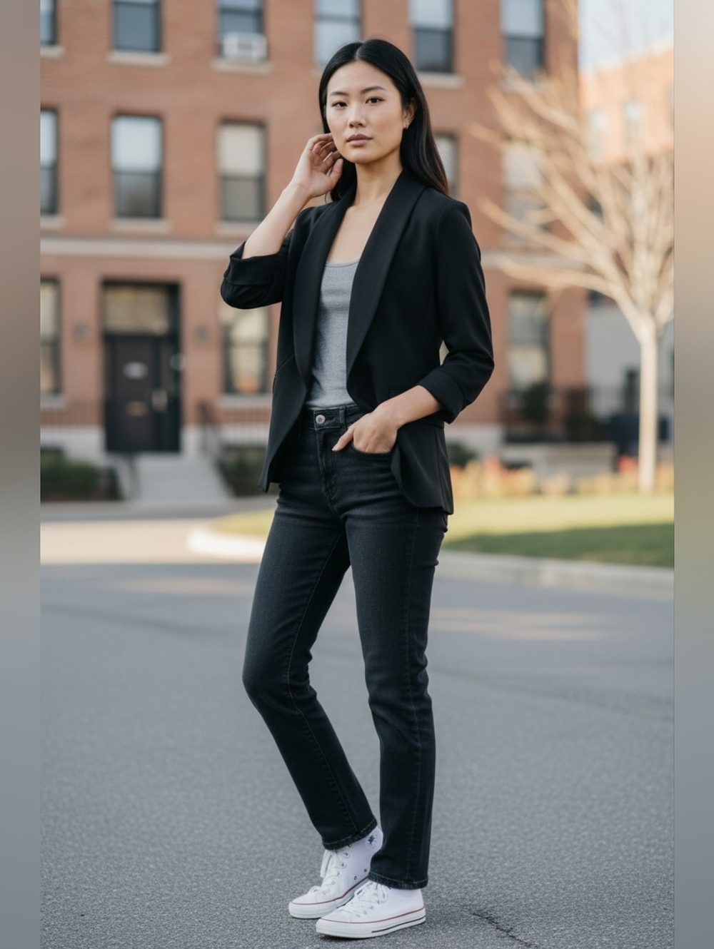 🥳2/$35🥳 NWOT Eclipse Dark Navy Open Front Jacket